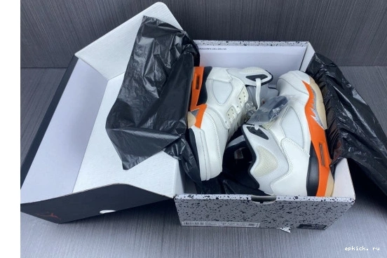 Rep EP Retro Air Jordan 5 Total DC1060-100 DC1060-100 Orange 0518